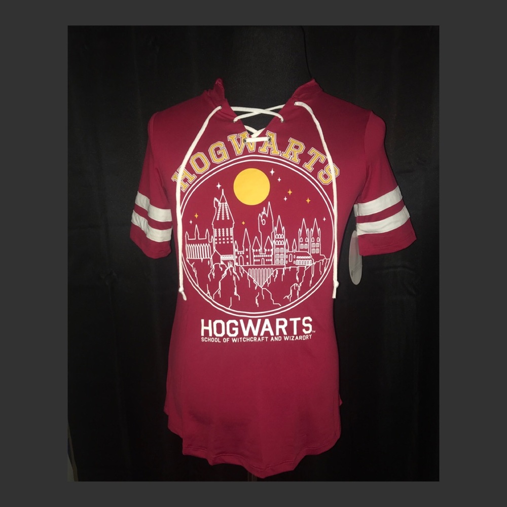 Juniors Harry Potter HOGWARTS S/S Hoodie S, L, XL